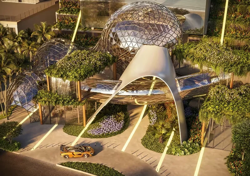 Senna Tower - render do empreendimento na Barra Sul de BC