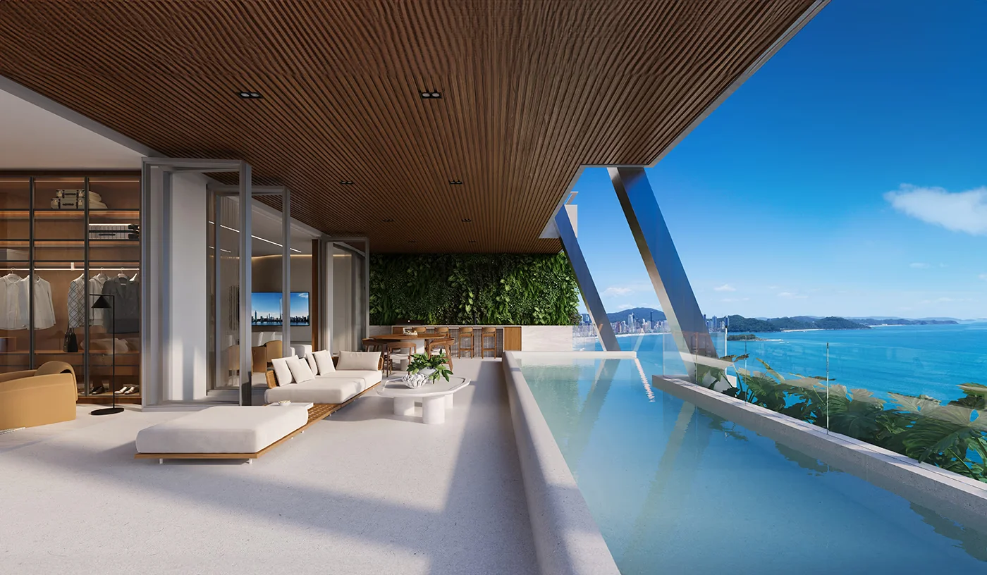 Senna Tower - piscina das mansões suspensas