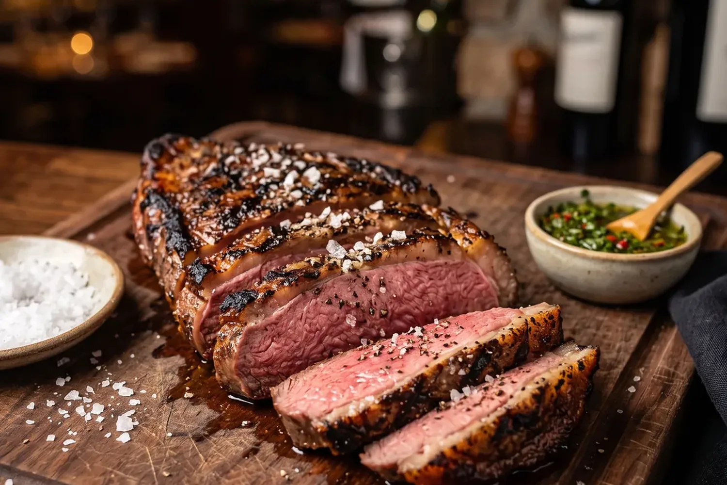 Corte de carne na brasa, imagem ilustrativa gerada por inteligência artificial